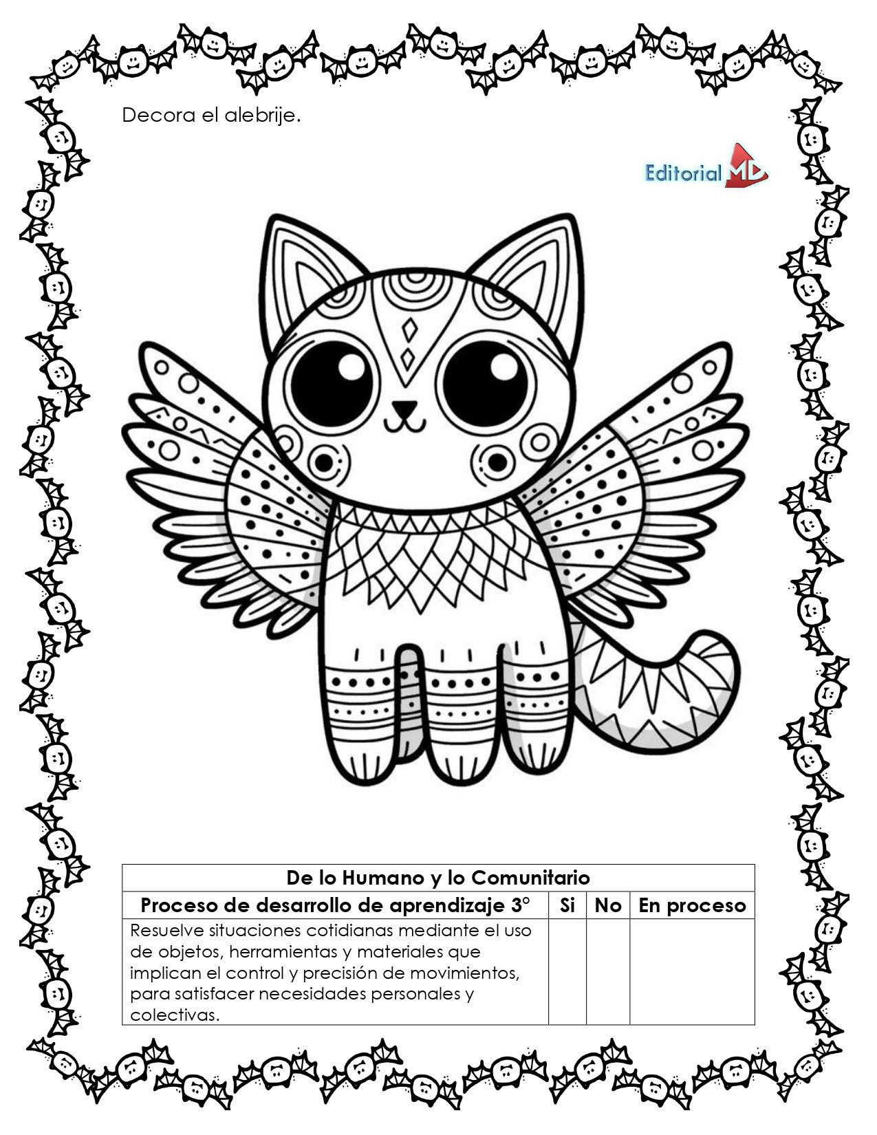 Planeación Artesanía del Día de Muertos para Preescolar 11 Planeación Artesanía del Día de Muertos para Preescolar - Image 11