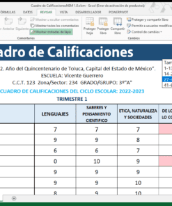 Cuadro de CalificacionesNEM 1.0.xlsm Excel Error de activacion de productos 21 10 2023 09 05 02 p. m