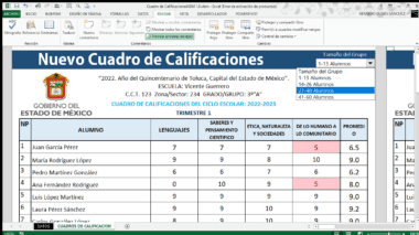 Cuadro de CalificacionesNEM 1.0.xlsm Excel Error de activacion de productos 21 10 2023 09 05 02 p. m