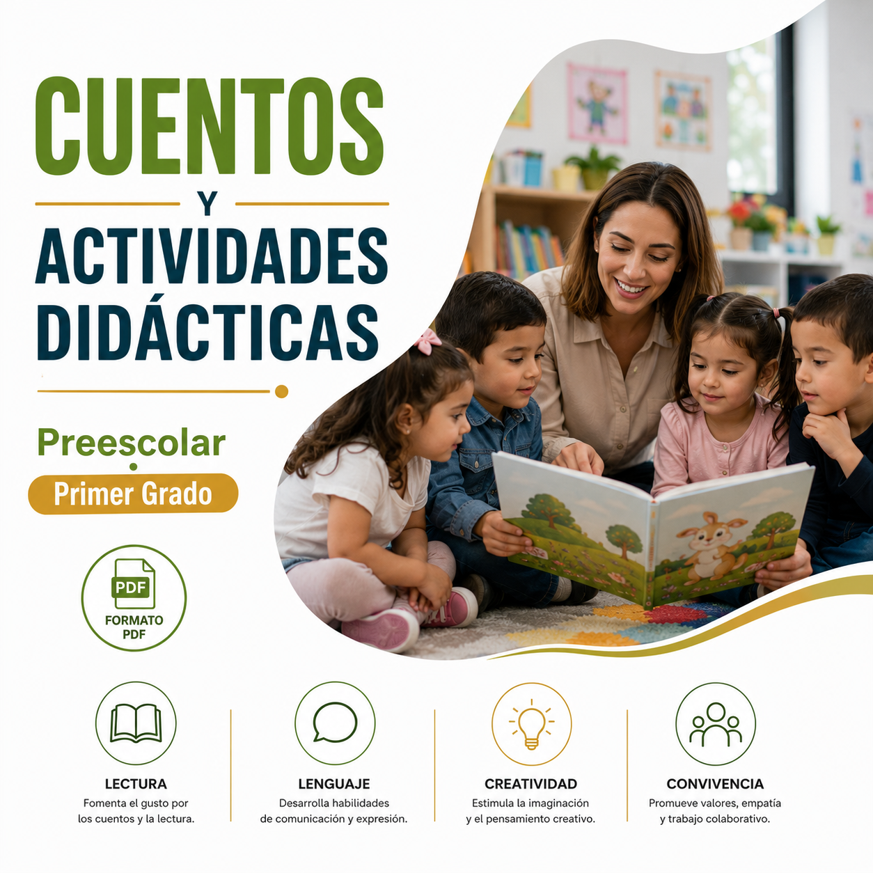 Cuentos y Actividades Didácticas NEM Preescolar Primer Grado 2026-2027 PDF 1 Cuentos y Actividades Didácticas NEM Preescolar Primer Grado 2026-2027 PDF