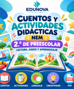 Cuentos y Actividades Didácticas NEM para 2.º de Preescolar | Lectura, Juego y Aprendizaje | PDF