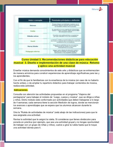 Curso Educacion Musical en Mexico USICAMM page 0009