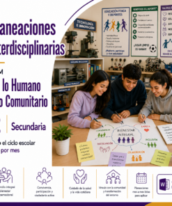 Planeaciones Interdisciplinarias NEM 2° Secundaria 2026-2027 | De lo Humano y lo Comunitario – Todo el Ciclo Escolar Mes por Mes