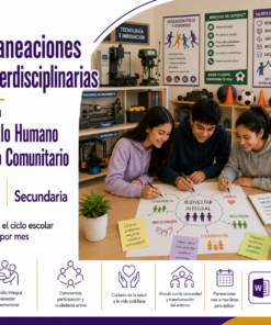 Planeaciones Interdisciplinarias NEM 3° Secundaria 2026-2027 | De lo Humano y lo Comunitario – Todo el Ciclo Escolar Mes por Mes