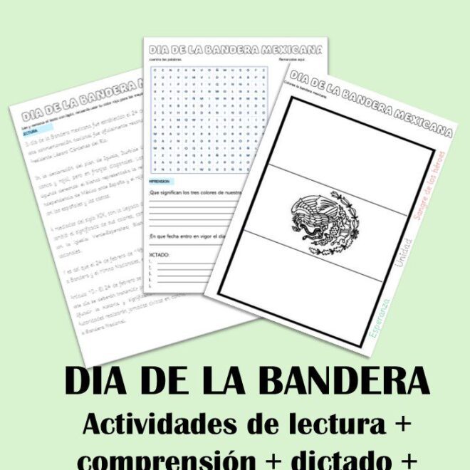 DIA DE LA BANDERA ACTIVIDADES DE LECTURA Y COMPRENSION LECTORA MAS ...
