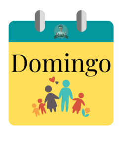 Página de calendario con la palabra 