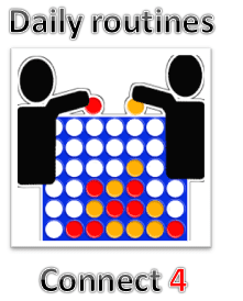 Daily Routines Connect Four Game 01