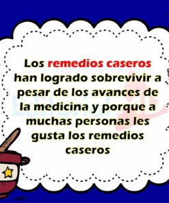 Descripción de remedio casero