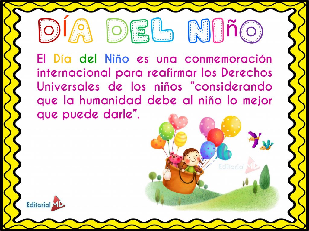 Feliz Día Del Niño