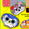 Máscaras de día de muertos para imprimir