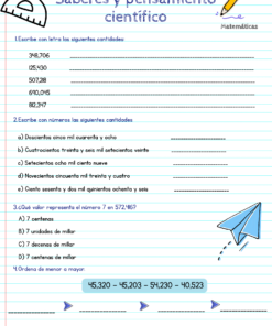 Diagnostico 5° grado 5