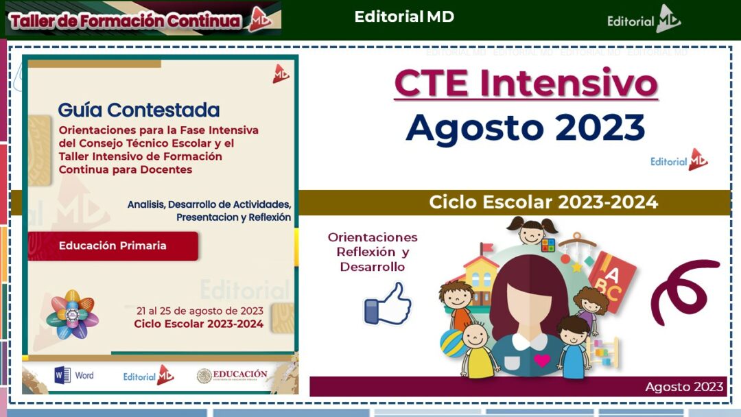 Productos Contestados Taller Intensivo Agosto 2023 Preescolar