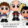 Héroes de Independencia CLIP ART