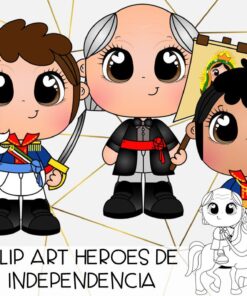 Héroes de Independencia CLIP ART