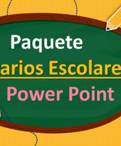 Paquete de Horarios Escolares