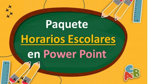 Paquete de Horarios Escolares