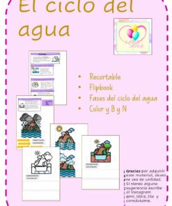 el ciclo del agua para niños