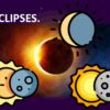 Proyecto Escolar Eclipses “El Día que amaneció dos veces” (3° y 4° Grado Primaria) 18 Un gráfico de un eclipse con la palabra