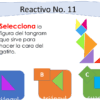 Repasando Contenidos Pensamiento Matématico 5 Se muestra un gato tangram con la indicación: