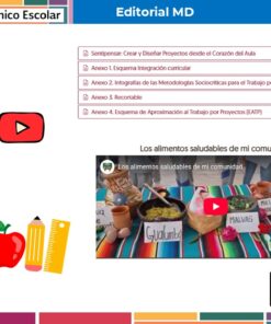 Tema 3 Contestado: Trabajo por proyectos CTE NEM 2025 - 2026 (Todos los Niveles) 14 Captura de pantalla de una página web educativa titulada