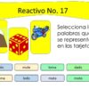 Tarjeta de instrucciones en español con imágenes de una montaña, un dado y una motocicleta. El texto dice: 