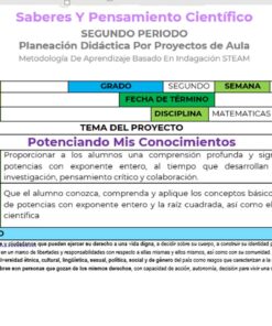 Imagen de un documento de planificación de proyecto en español titulado 