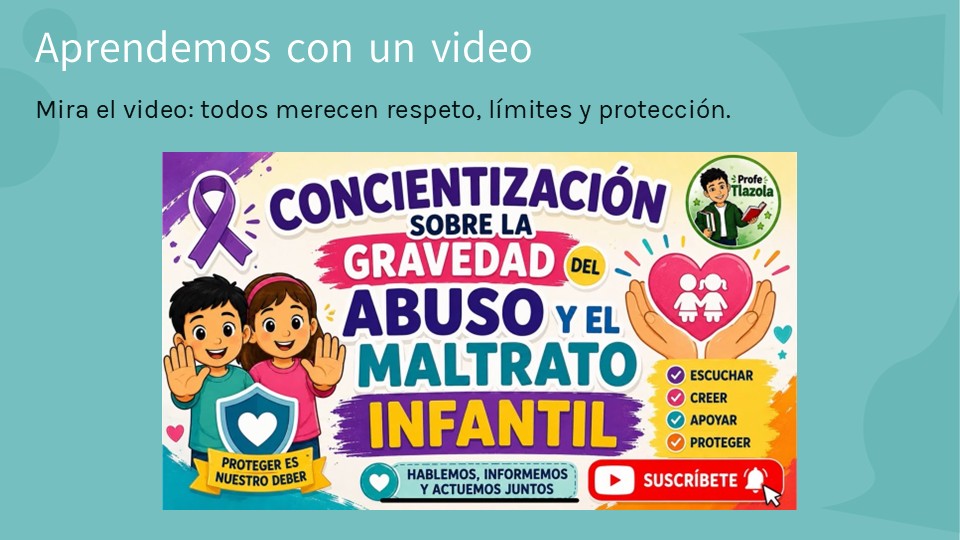 JORNADA DE CONCIENTIZACIÓN “TE VEO, TE CREO, TE CUIDO” PLAN DE TRABAJO (Primaria 1° Grado ) | SEPTIEMBRE 2026 14 JORNADA DE CONCIENTIZACIÓN “TE VEO, TE CREO, TE CUIDO” PLAN DE TRABAJO (Primaria 1° Grado ) | SEPTIEMBRE 2026 - Image 14