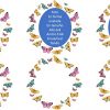 Tres marcos decorativos con diseños de mariposas y corazones. El marco izquierdo contiene una fotografía de una madre sosteniendo a un bebé; el marco central tiene texto con dimensiones de fotografía; El marco derecho tiene la etiqueta "Power point para elaborar un vídeo del día de las madres".