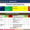 Rendición de Cuentas Primaria 3° Grado 2026 NEM 12 Tabla con descriptores de desempeño de los estudiantes en español. Las categorías incluyen rendimiento académico, estado emocional y participación de los estudiantes. Las secciones están etiquetadas como