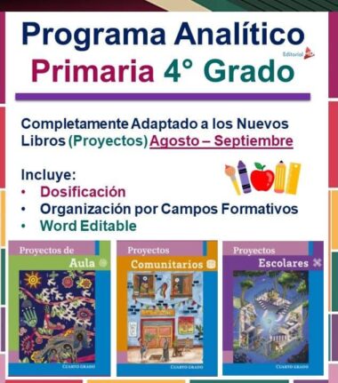 planeaciones septiembre cuarto grado