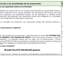 Una imagen de un plan de lección en español titulado 