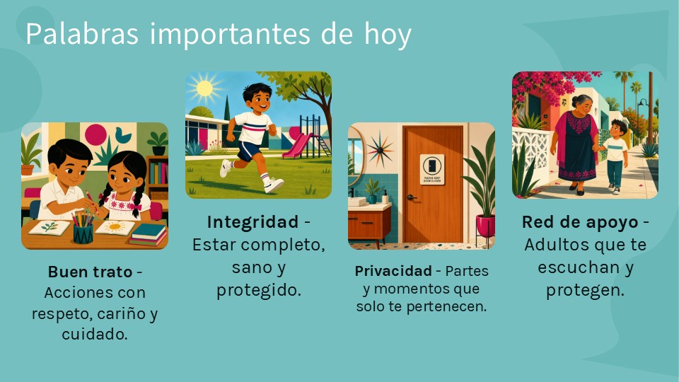 JORNADA DE CONCIENTIZACIÓN “TE VEO, TE CREO, TE CUIDO” PLAN DE TRABAJO (Primaria 1° Grado ) | SEPTIEMBRE 2026 17 JORNADA DE CONCIENTIZACIÓN “TE VEO, TE CREO, TE CUIDO” PLAN DE TRABAJO (Primaria 1° Grado ) | SEPTIEMBRE 2026 - Image 17