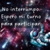 Un astronauta ilustrado flota delante de un fondo de coloridas galaxias llenas de estrellas. El texto reza: 