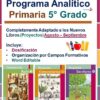 planeaciones septiembre quinto grado