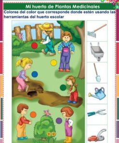 Una actividad educativa ilustrada titulada 