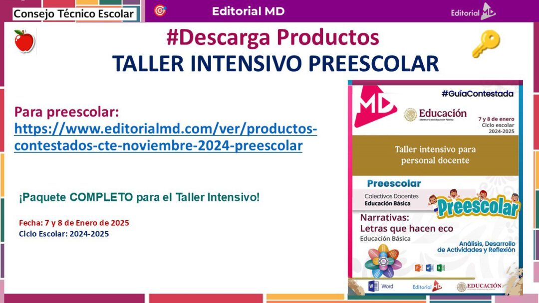 Productos Contestados Taller Intensivo Enero 2025
