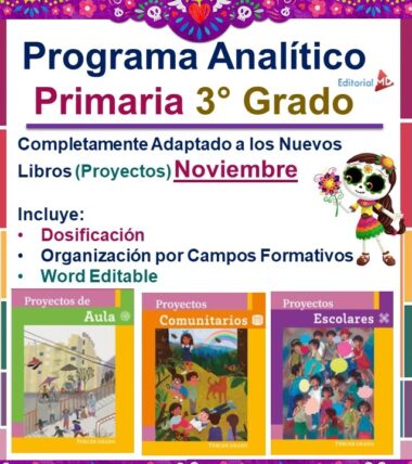 Planeacion Noviembre Tercero de Primaria
