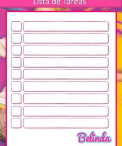 Una colorida plantilla de 