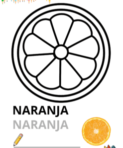 Libro de frutas para colorear 10 Documento A4 Libro para Colorear Verano Playa Infantil Blanco y Negro 20260223 195138 0001