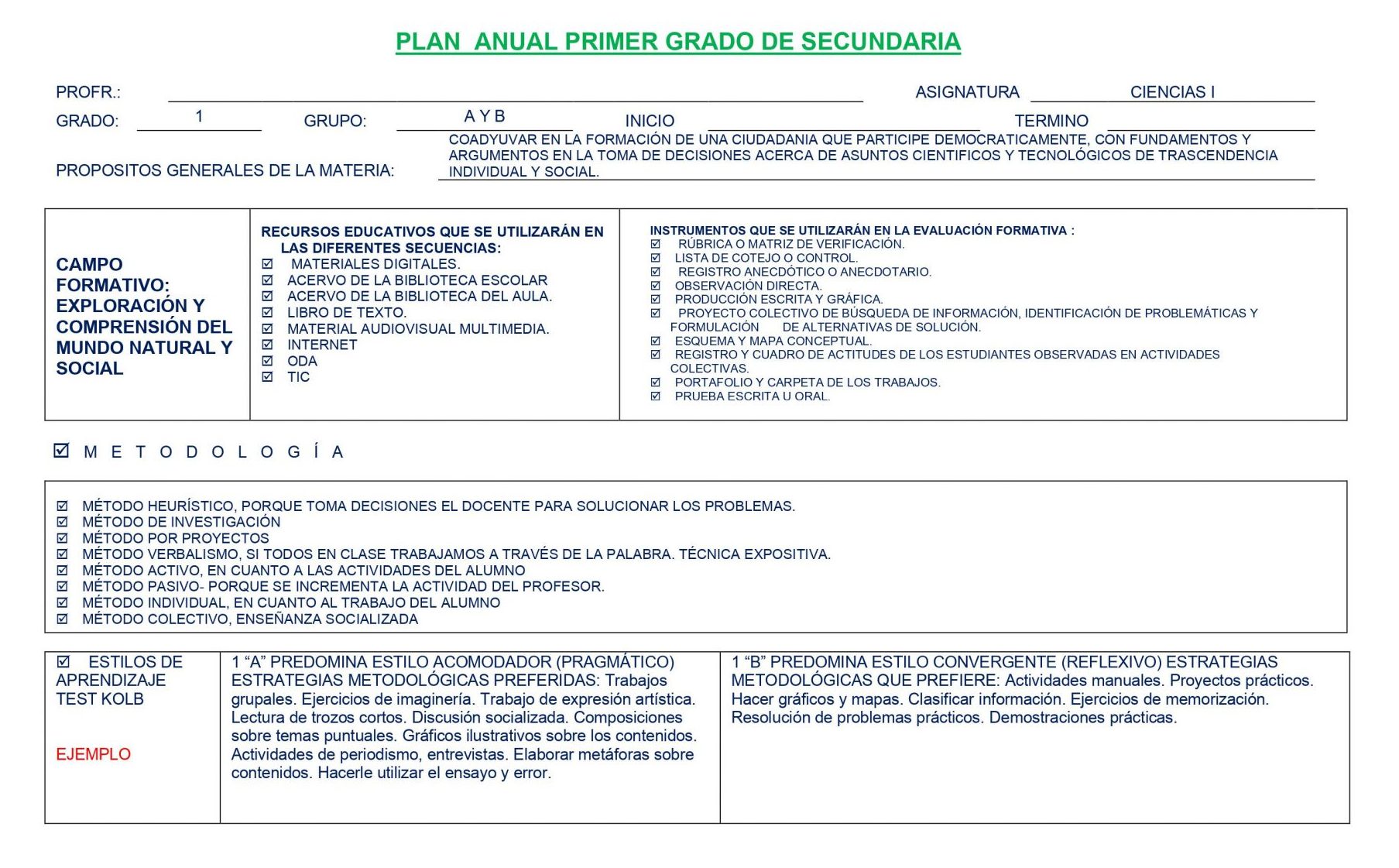 Dosificacón de Biologia Secundaria (Los 3 Trimestres) 02