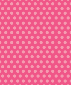 Un patrón sin costuras de lunares blancos distribuidos uniformemente sobre un fondo rosa. Los puntos están espaciados de manera consistente y de tamaño uniforme, creando un diseño divertido y vibrante, perfecto para proyectos de Papel Digital Para Imprimir.