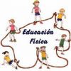 Ilustración que muestra a cinco niños realizando diversas actividades físicas, conectados por una cuerda que deletrea "Paquete de Planeación Bloque 3 para Educación Física Secundaria de 1° a 3°" en el centro.