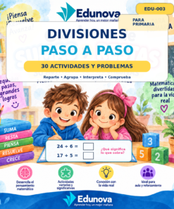 Divisiones Paso a Paso para Primaria | 30 Actividades y Problemas + PDF, Word y PowerPoint