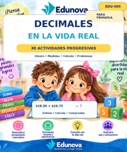 Decimales para Primaria | 30 Actividades de Dinero, Medidas y Cálculo + PDF, Word y PowerPoint