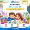 Números del 1 al 10 para Preescolar | Traza, Cuenta y Colorea + PDF, Word y PowerPoint
