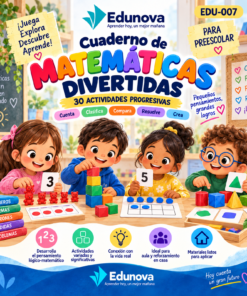 Matemáticas Divertidas para Preescolar | 30 Retos de Pensamiento Matemático + PDF, Word y PowerPoint