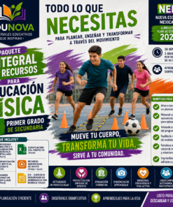 Educación Física 1° Secundaria NEM 2026-2027 | Programa Analítico, Planeaciones y Recursos Didácticos | Word Editable