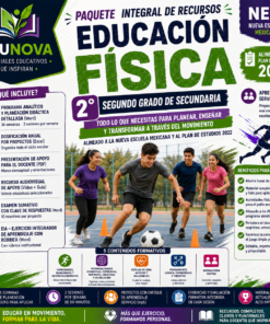 Educación Física 2° Secundaria NEM 2026-2027 | Programa Analítico, Planeaciones y Recursos Didácticos | Word Editable