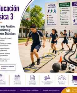Educación Física 3° Secundaria NEM 2026-2027 | Programa Analítico, Planeaciones y Recursos Didácticos | Word Editable