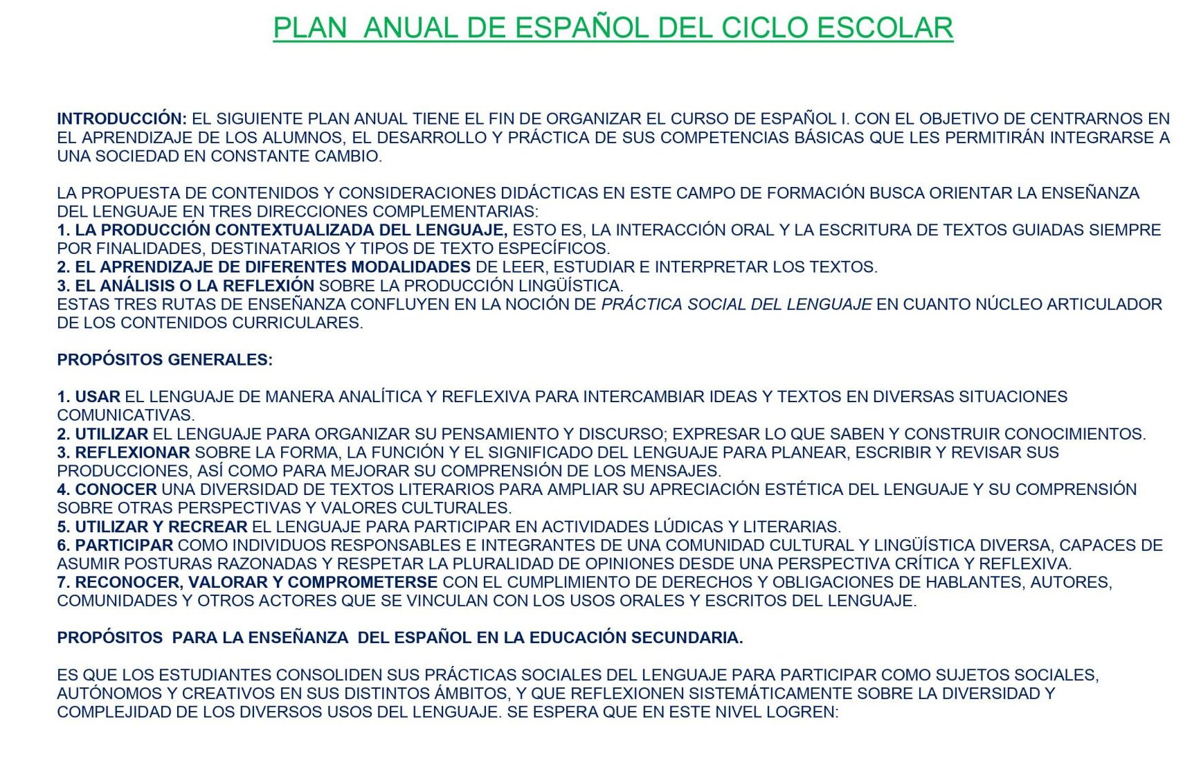 EJEMPLO DOSIFICACIÓN TRIMESTRAL ESPAÑOL 1 01